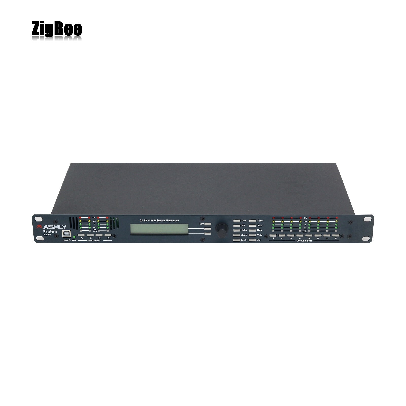 4.8SP 110V Digital DSP Audio Processor 4 Input 8Output Professional Sound System