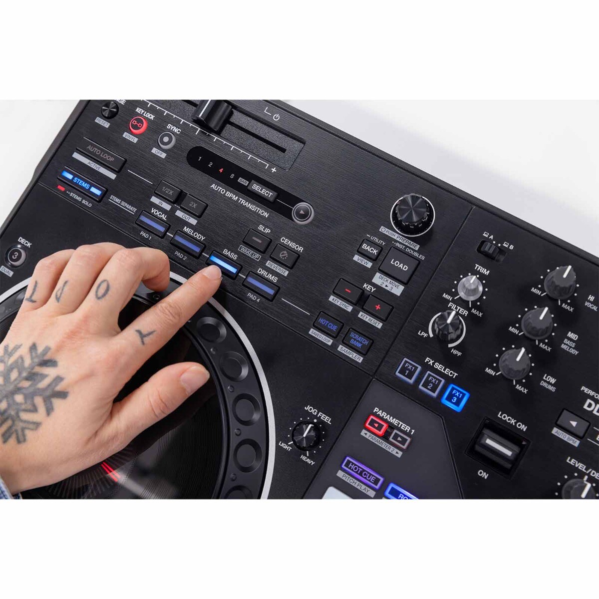 Pioneer DJ DDJ-REV5 Scratch 2-Channel DJ Controller w Case & Decksaver