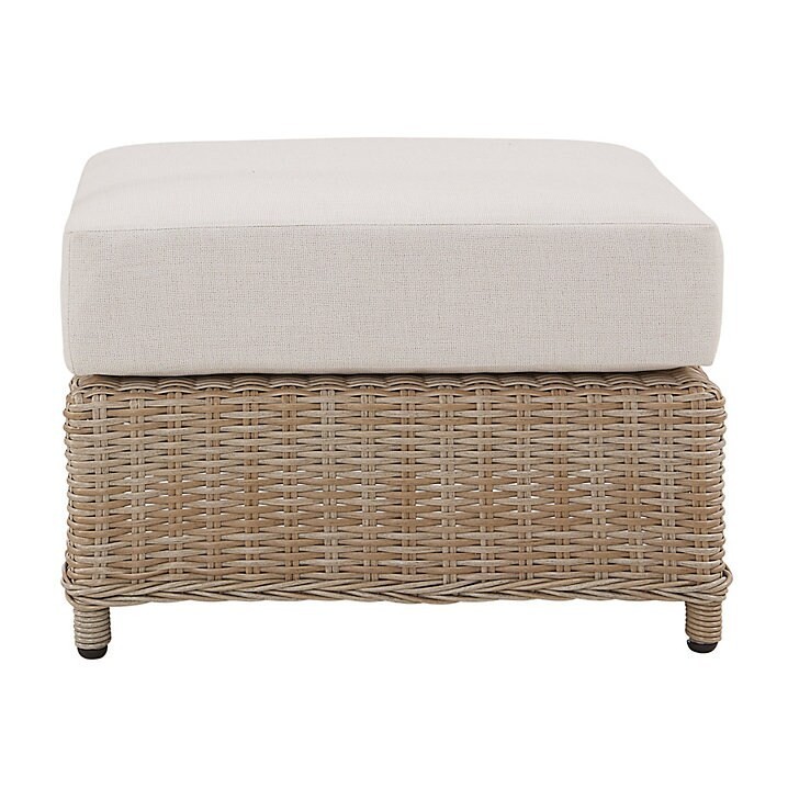 Suzanne Kasler Bedford Ottoman Ballard Designs Upholstered Footstool Custom Benc
