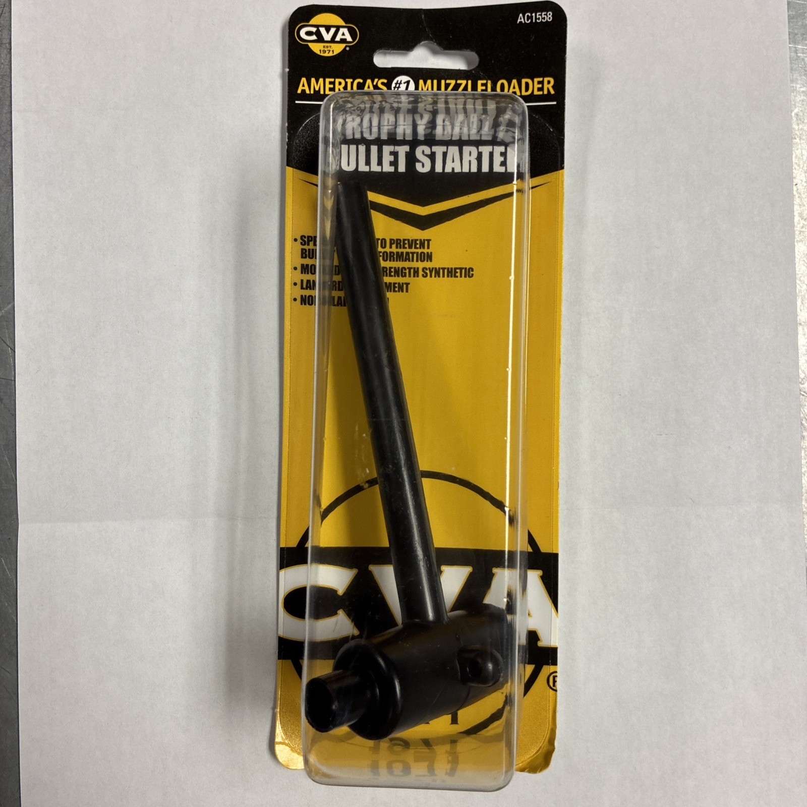 CVA Black Powder Products Trophy Muzzle Loader Bullet Starter Tool Quiet AC1558