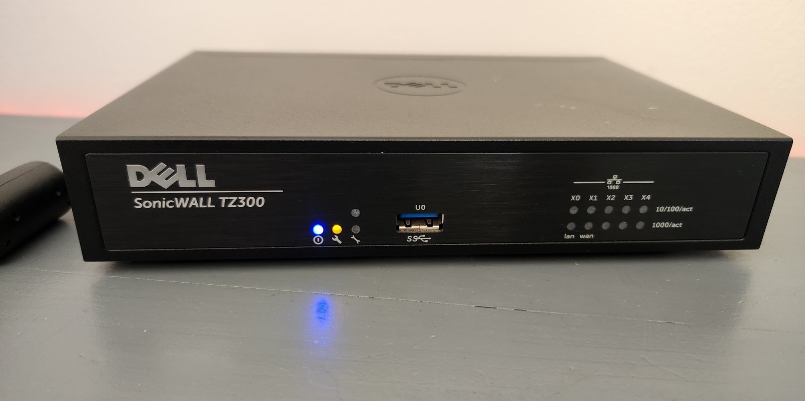 Dell SonicWALL TZ300 Firewall Appliance with Power Cord & Manual