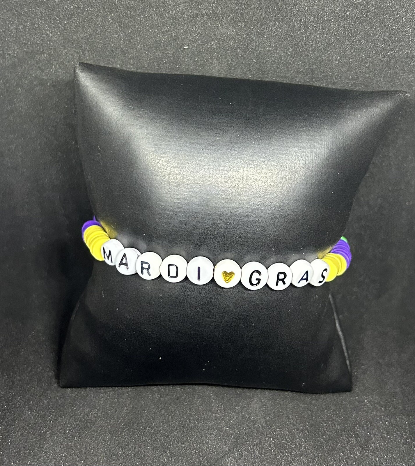 Mardi Gras Heishi Bracelet