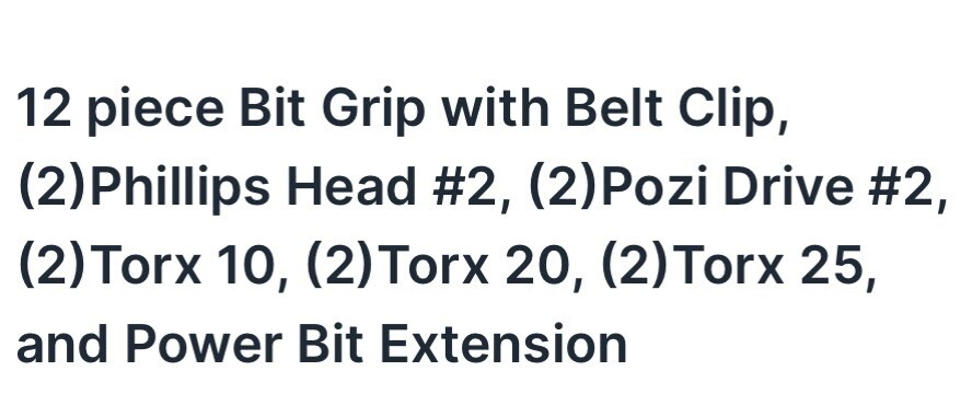 12 PCS BITS (10PACK) A Must Have!!
