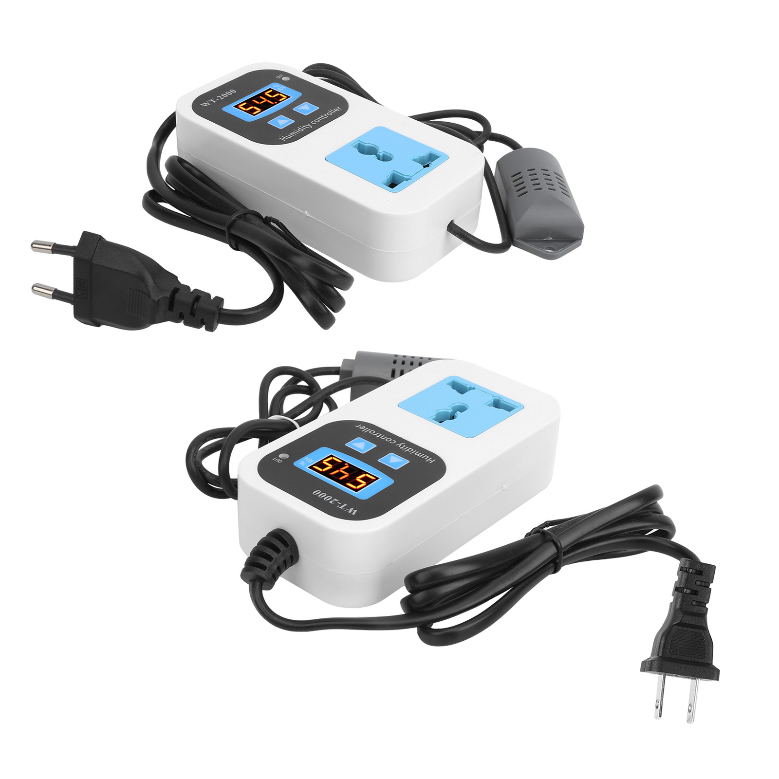 Digital Humidity Controller Humidify Dehumidification Switch Socket 0%~99%