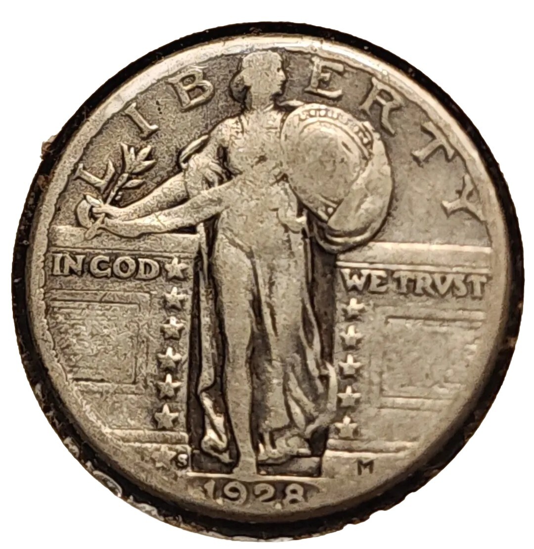 🇺🇲1928S,25C-Standing Liberty Quarter🇺🇲