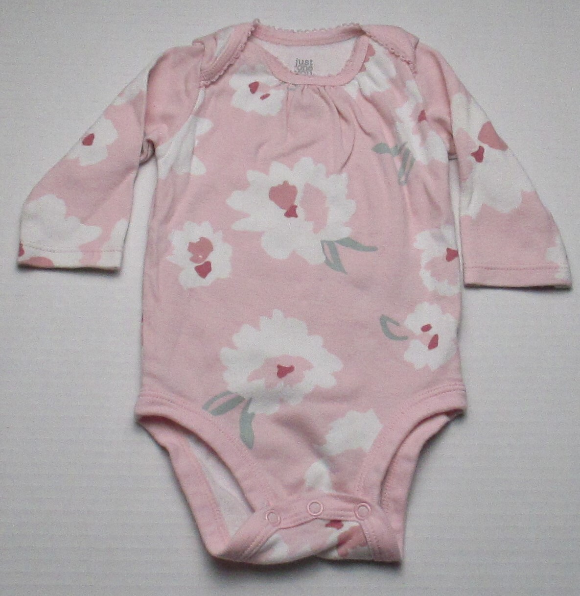 Infant Baby Girls 3 Months Just One You Pink Flower Shirt
