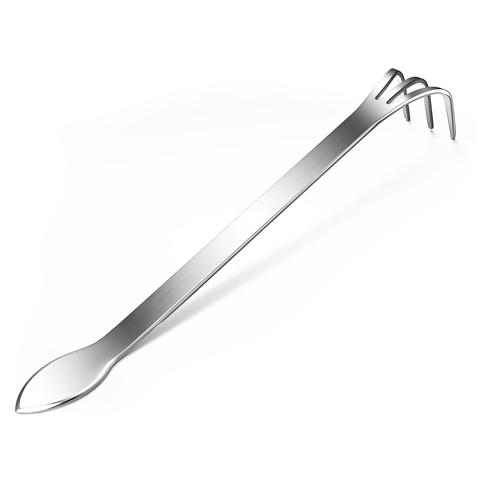 Stainless Steel Root Rake，Stainless Steel 3 Prong Root Rake Pick Loosen Soil ...