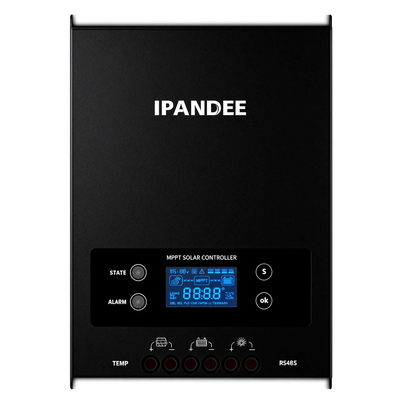 60A MPPT Solar Panel Battery Charge Controller 12V/24/36/48V LCD Regulator 200V