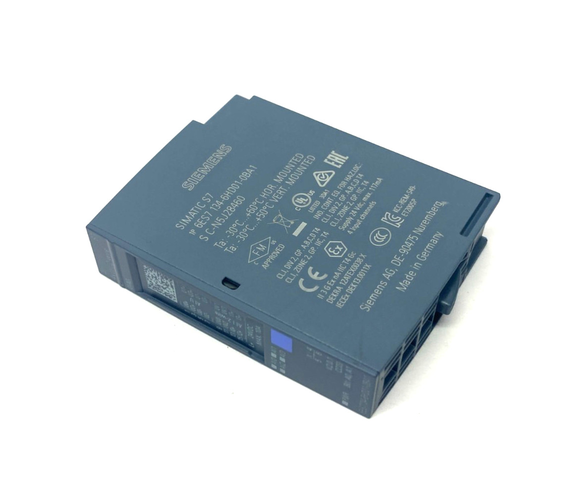 Siemens 6ES7 134-6HD01-0BA1 SIMATIC ET 200SP Analog Input Module AI 4xU/I