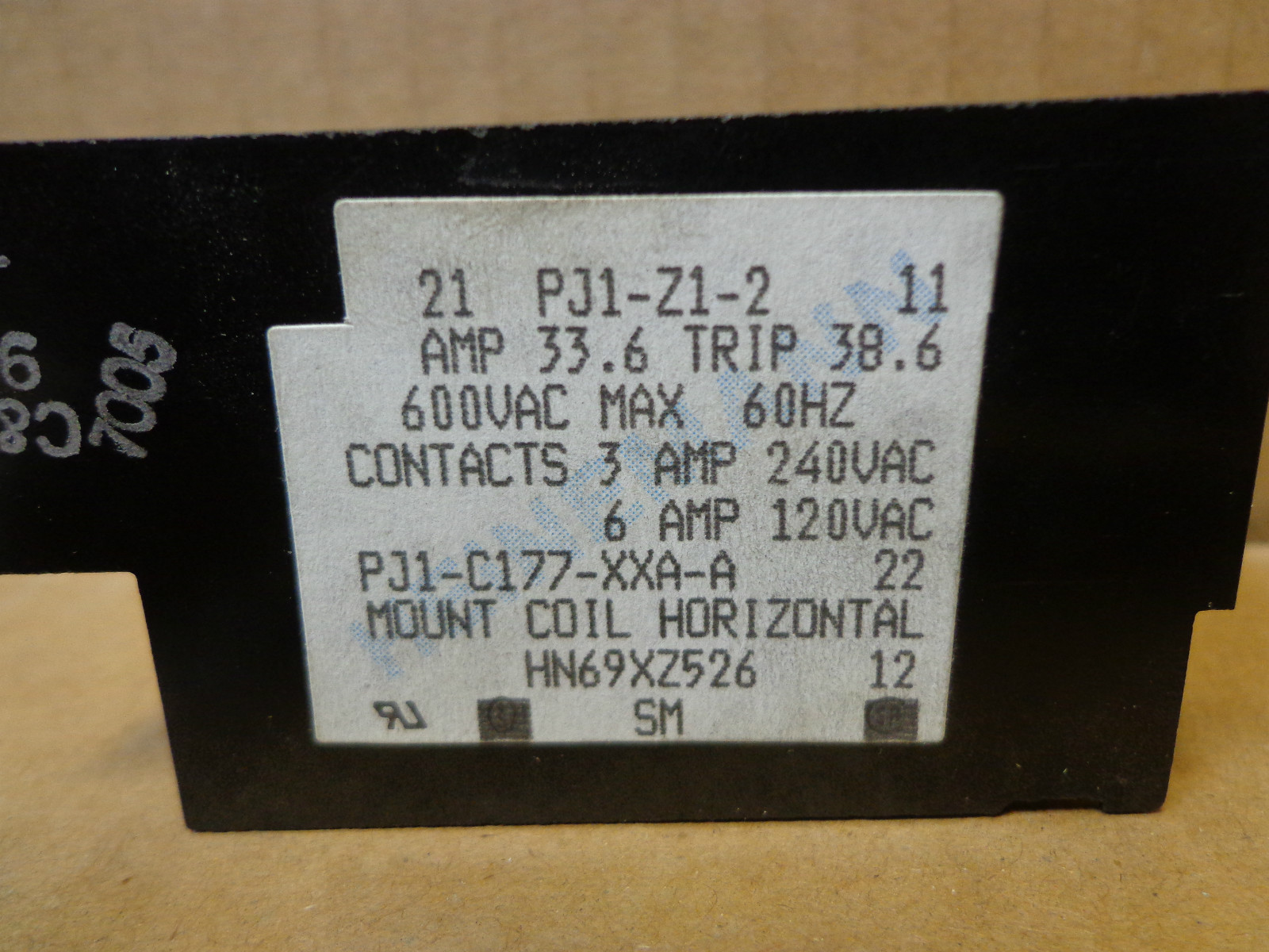 ~Discount HVAC~ HN69XZ526 - Heinemann Overload Relay 6/3A @ 120/240V