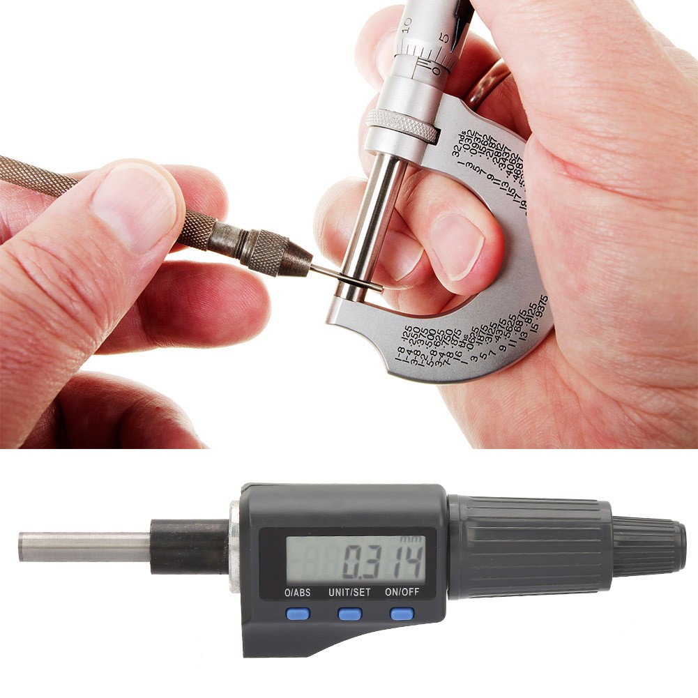 Digital Micrometer Head 25mm High Electronic Micrometer For Engineerin