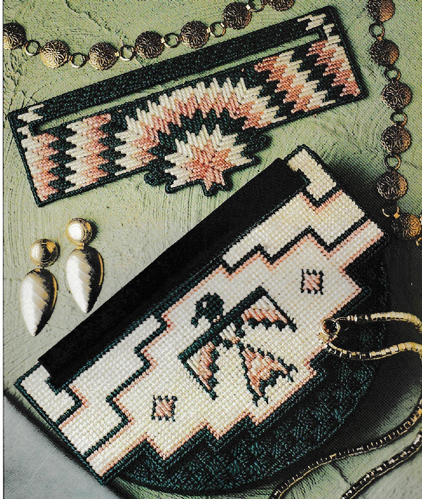 Switchable Southwest Purses - 2 different designs - Plastic Canvas Pattern ONLY