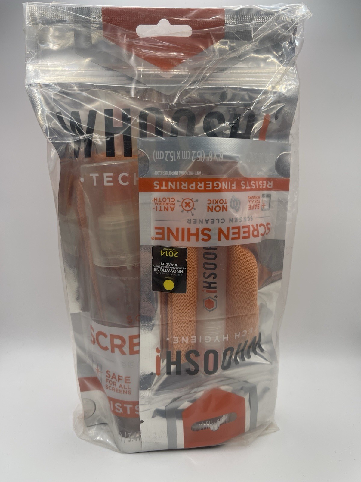 Whoosh! Screen Shine Screen Cleaner + Cloth Resists Fingerprints Kit