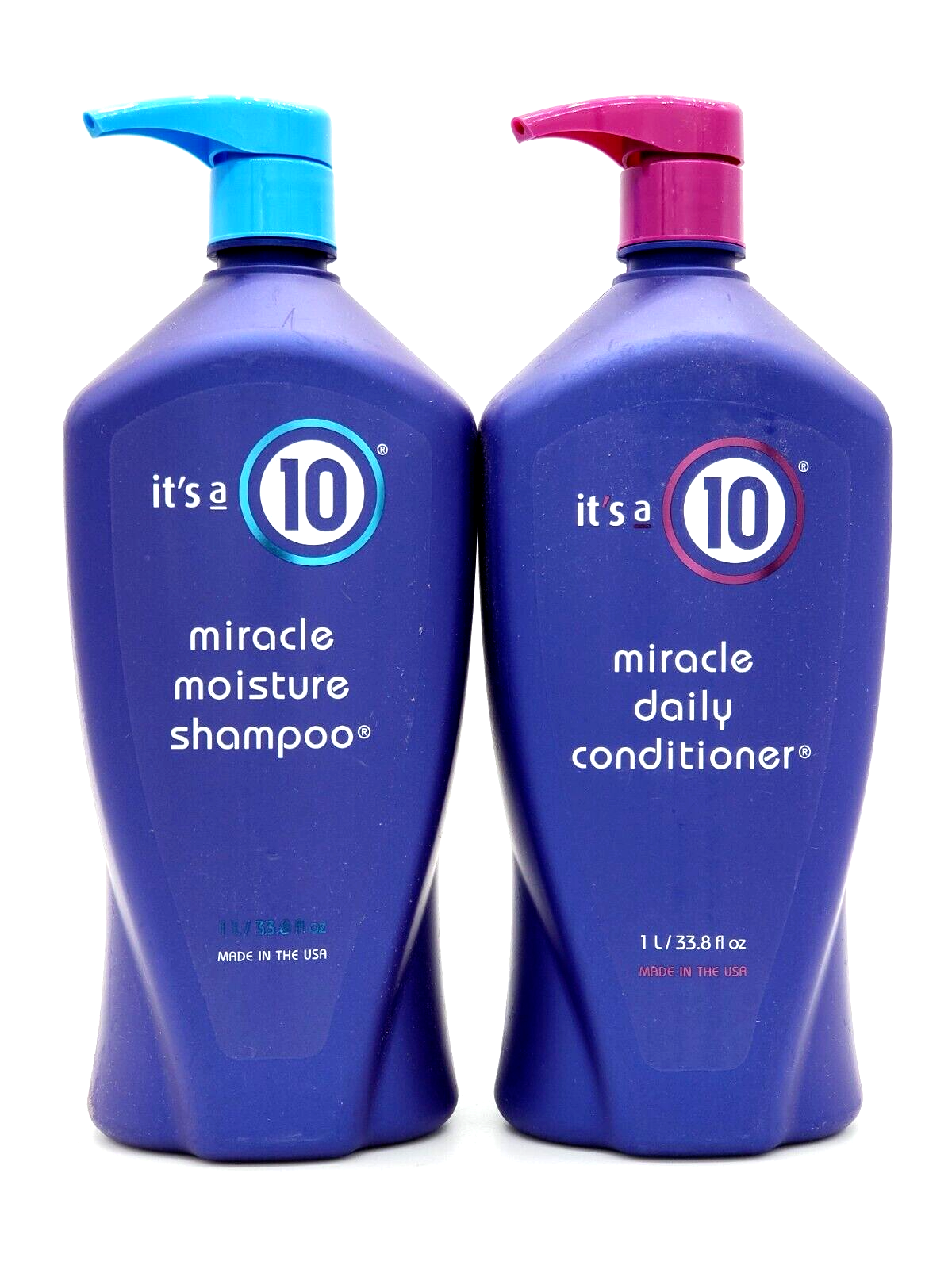 It’s a 10 Miracle Moisture Shampoo & Miracle Conditioner 33.8oz/ 1 L EACH