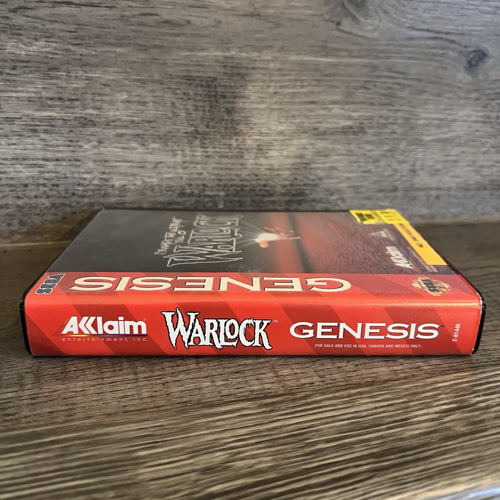 Warlock (Sega Genesis, 1994) Original Case & Cover Artwork ONLY