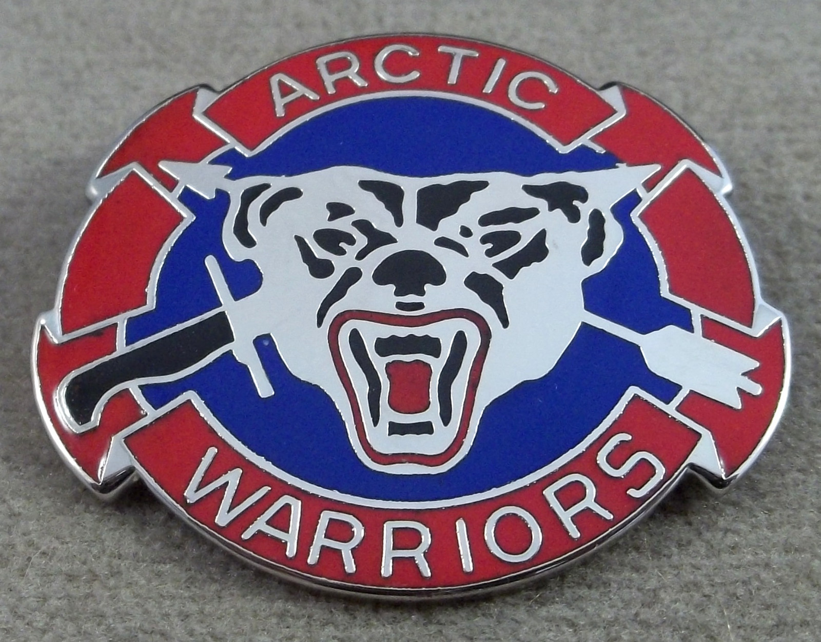 Army Alaska NG 297th Battlefield Surveillance Brigade Unit Crest Insignia I-21