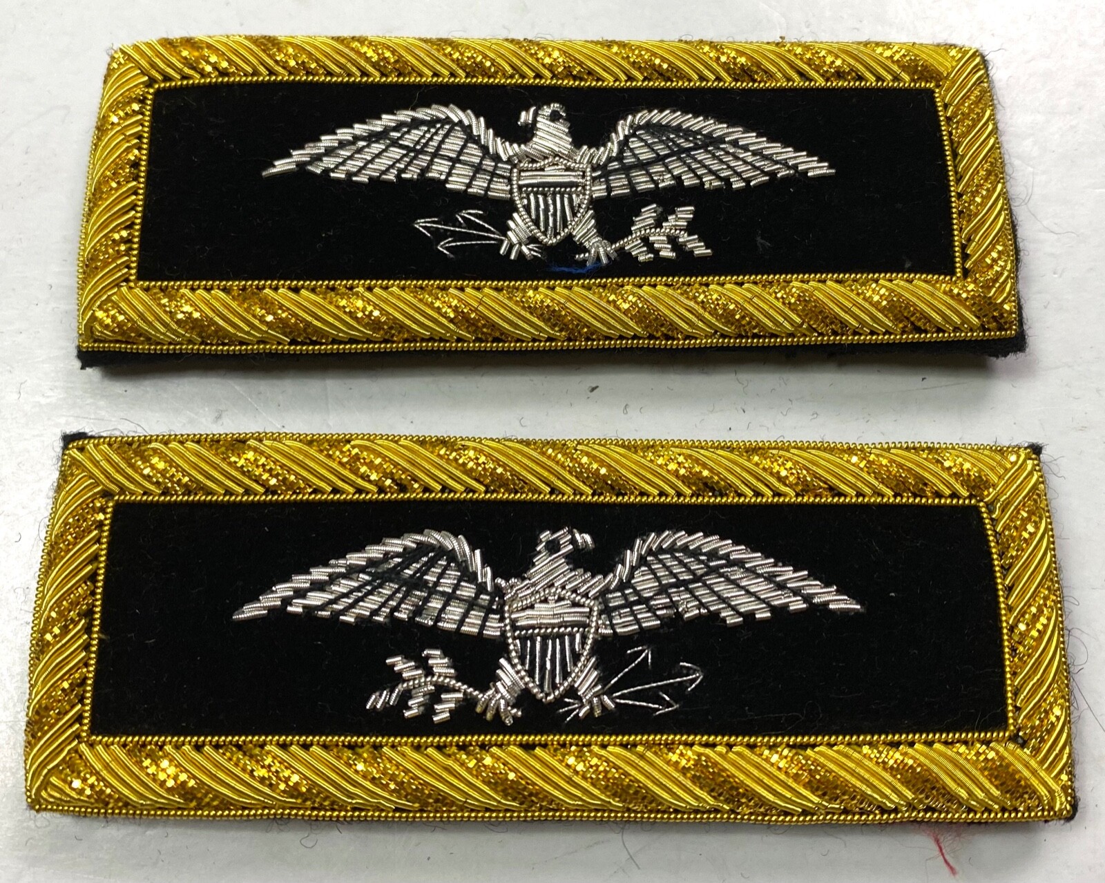 INDIAN WARS US ARMY M1872 INFANTRY STAFF COLONEL TUNIC SHOULDER BOARDS W/CILPS