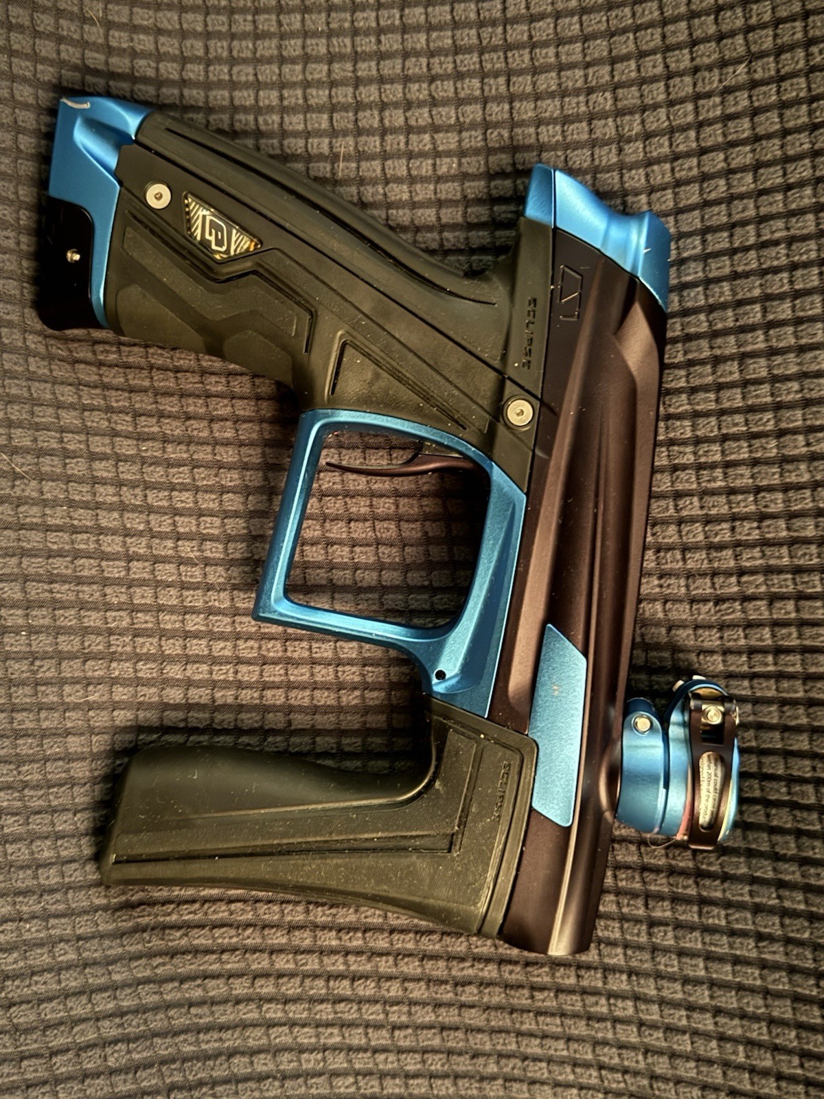 Planet Eclipse Cs1 Electronic Paintball Marker Blue Black with Shaft5 Barrel set