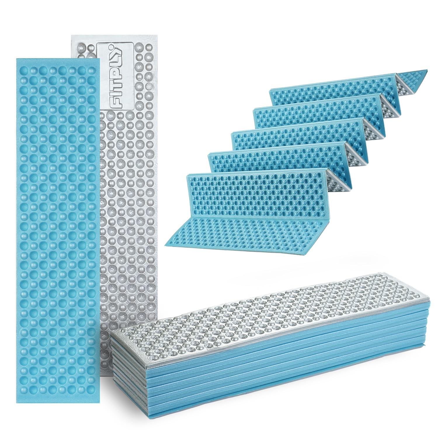 Ultralight Foam Sleeping Pad Waterproof Closed Cell Foam Pad for Superior Ins...