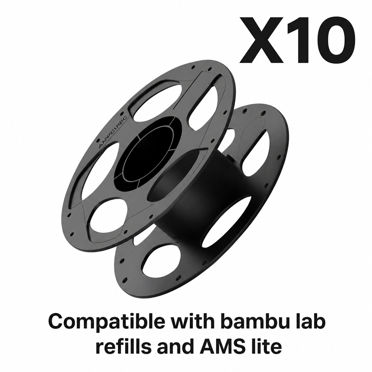 Anycubic Re-usable filament Spools 10x compatible with Bambulab refills
