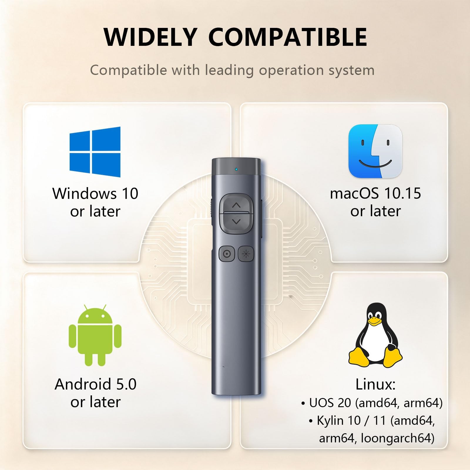 N97s Presentation Clicker for Powerpoint Presentations with Digital Pointer
