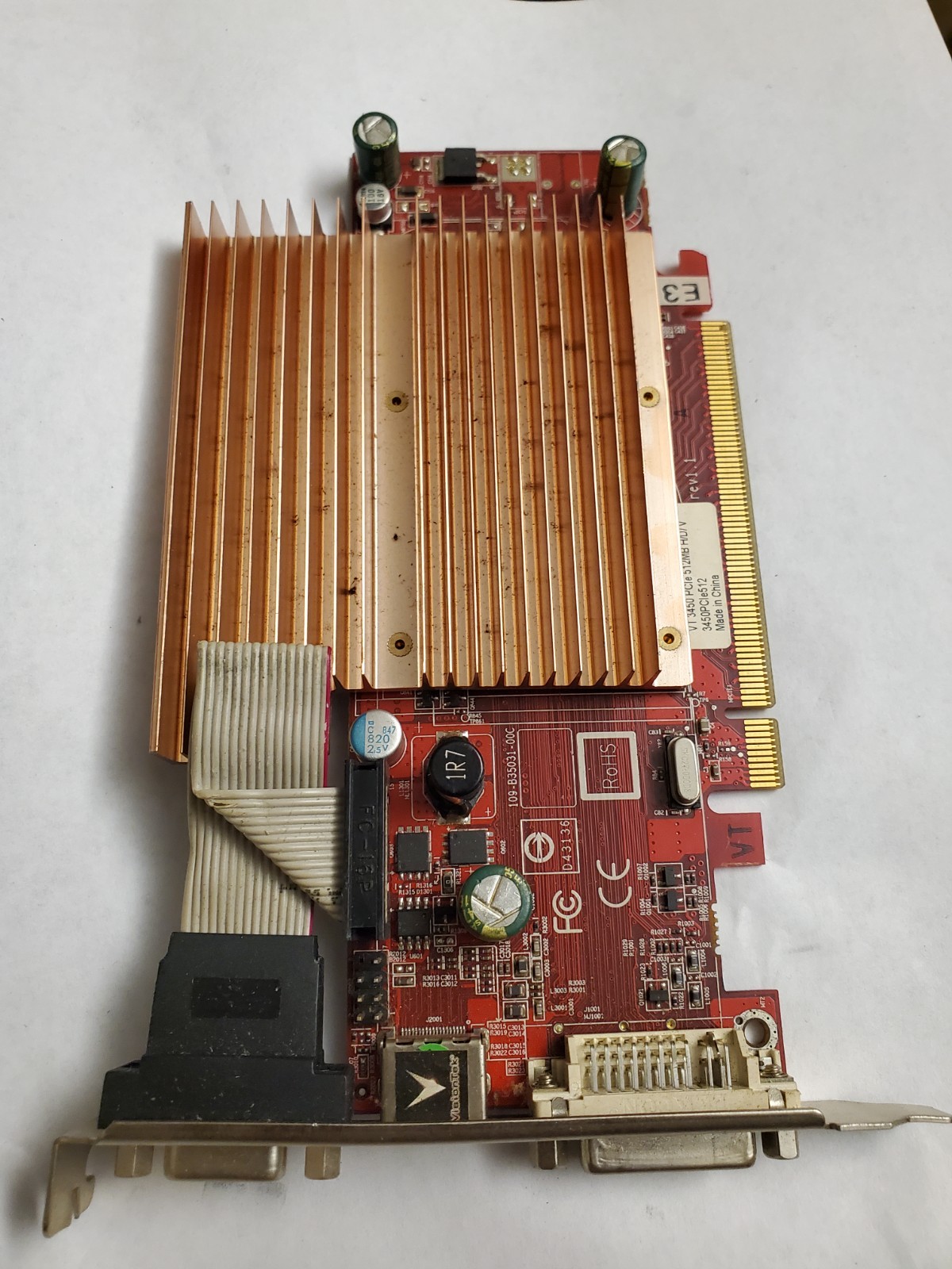 MSI NVIDIA GeForce VT 3450 pcle 512Mb HDV Video Card