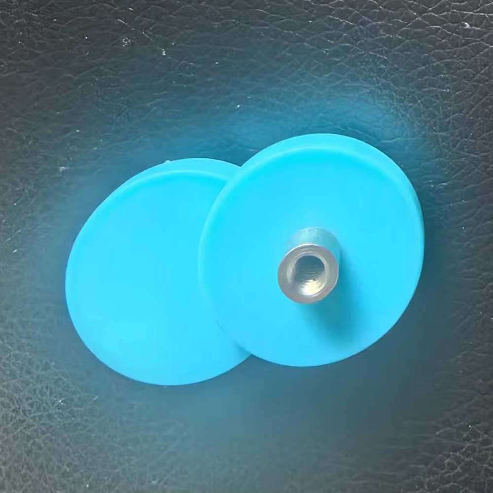 4PC Blue Magnetic Mount D32mm Convex M5 Thread Stud Signal Lights Camera Tools