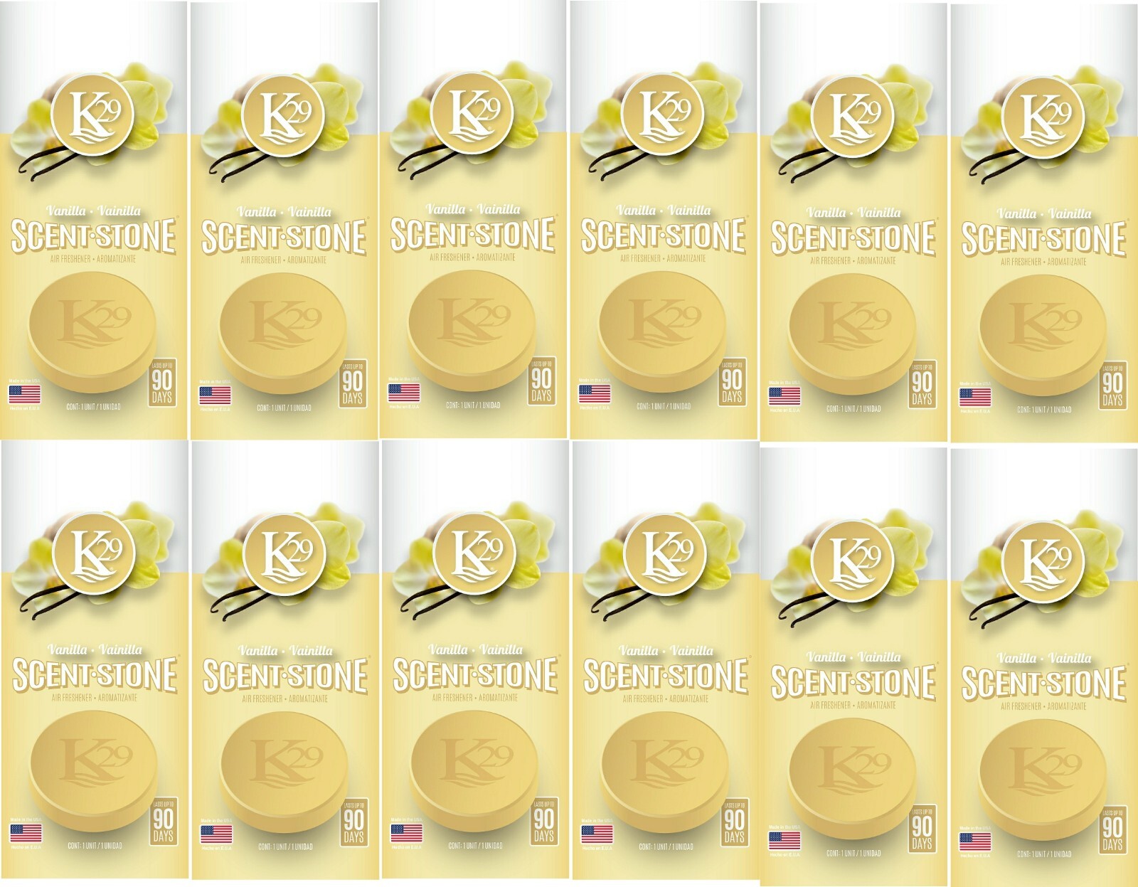 Scent Stones- K29 Keystone Air Freshener - Vanilla (12 Stones)
