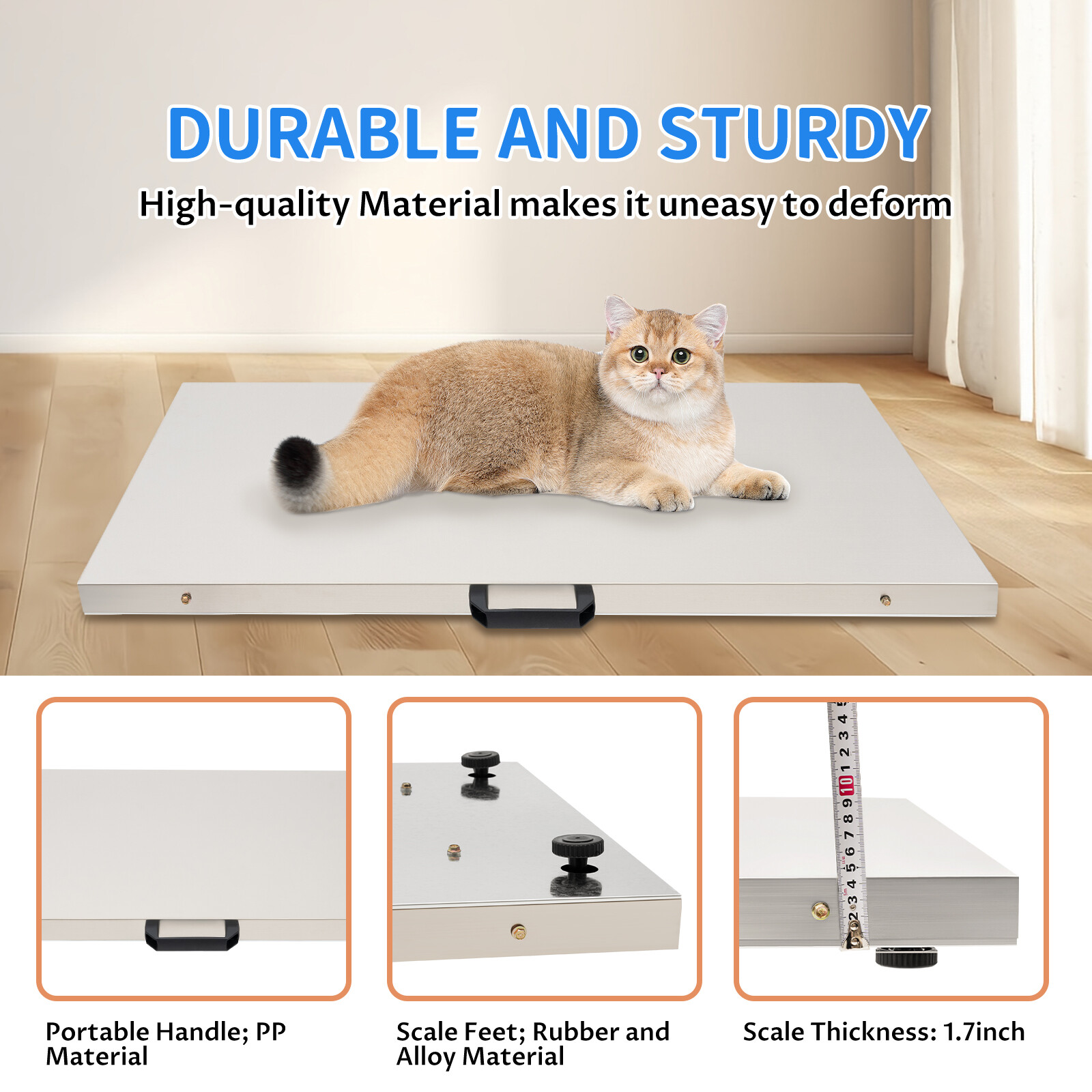 300KG  Digital Livestock Vet scale Hog Pet Dog Sheep Goat Scale power Pet Dog