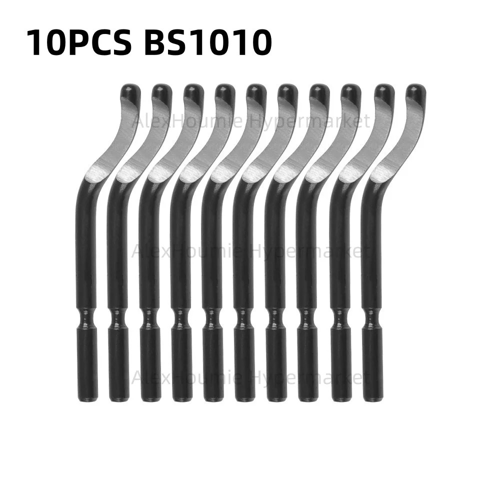RB1000 Metal Handle Burr Deburring Tool Set with 10 Pcs BS1010 Rotary Deburr Bla