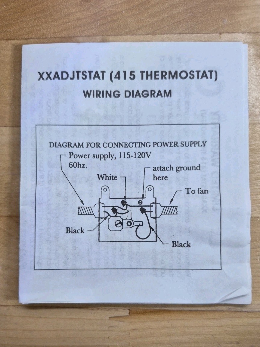 Xxfirestat 10amp Adjustable Programmable Thermostat For Power Attic Ventilator