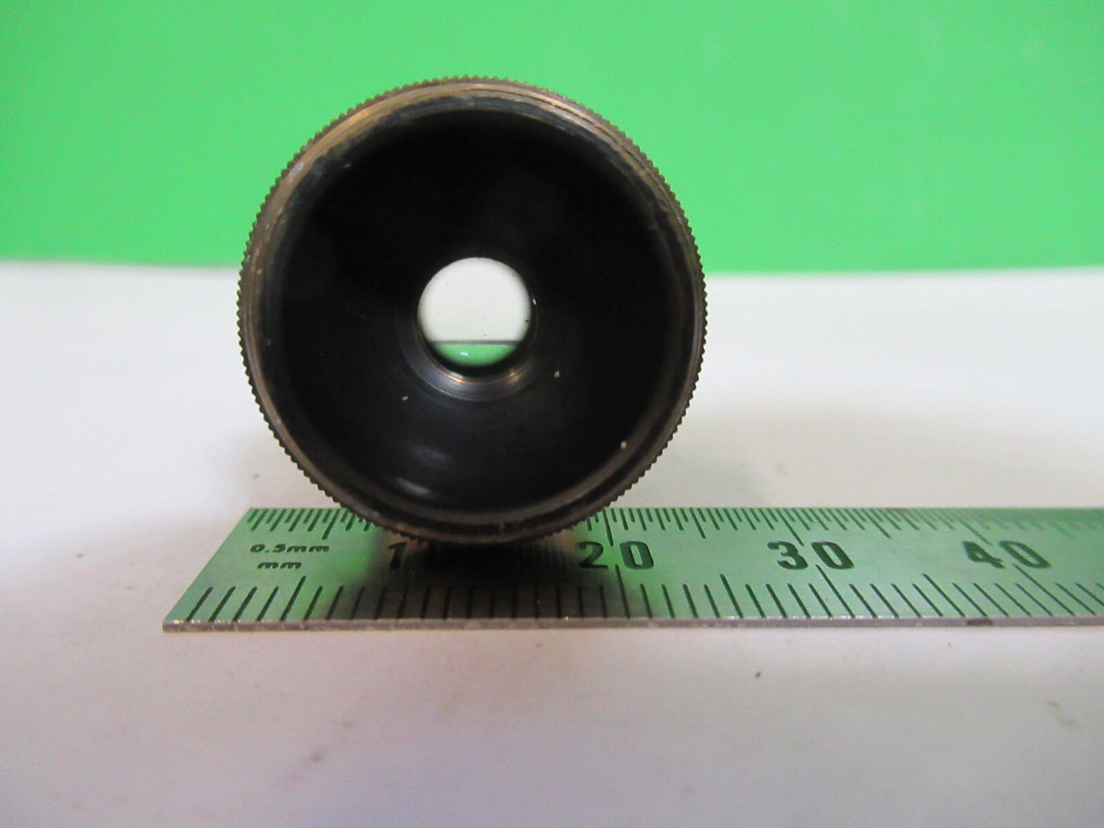 ANTIQUE BRASS OBJECTIVE SPENCER 10X MICROSCOPE OPTICS AS PICTURED Z7-FT-76
