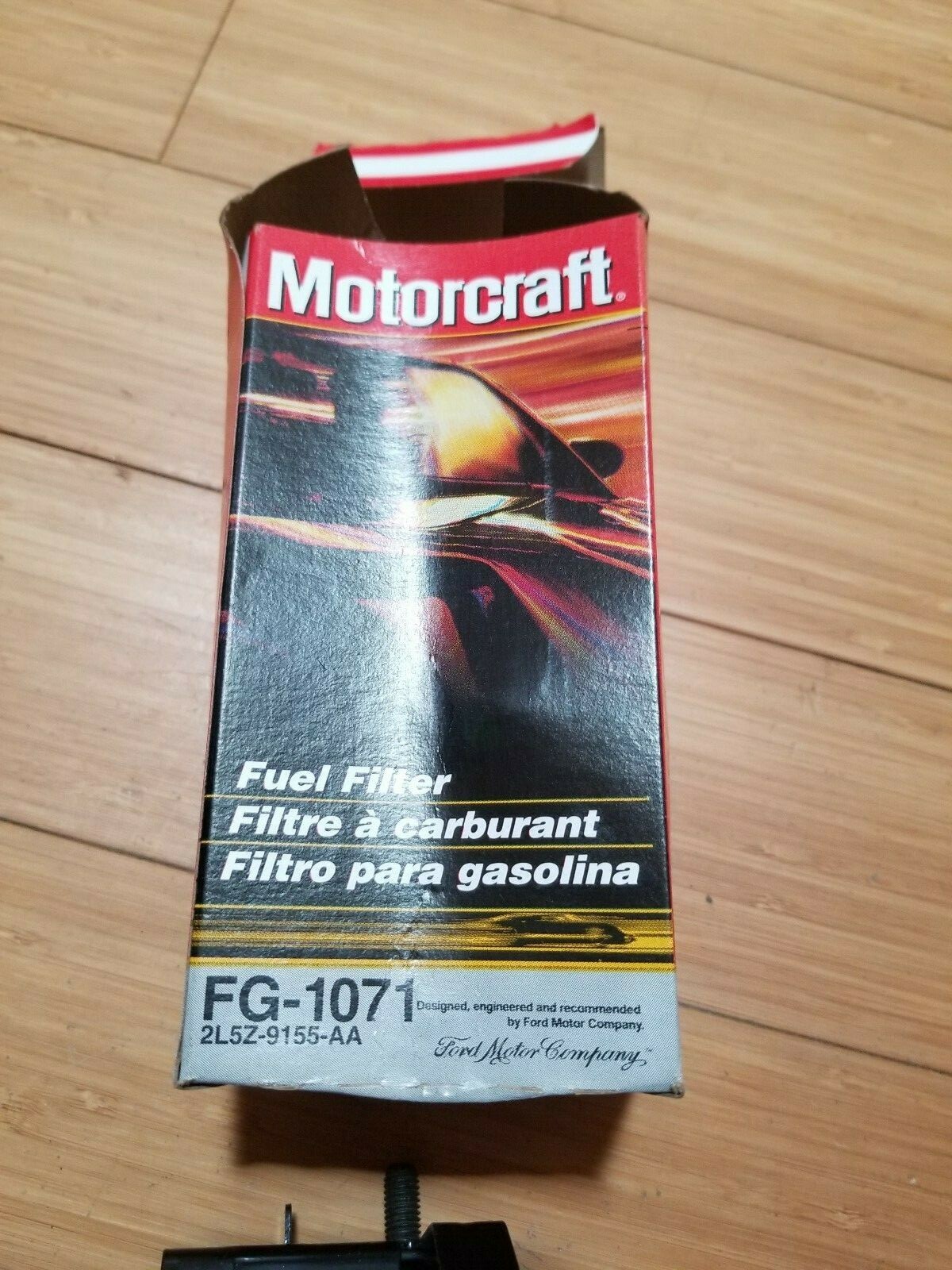 MOTORCRAFT GENUINE  PARTS FUEL FILTER PART # FG-1071 FORD # 2L5Z-9155-AA