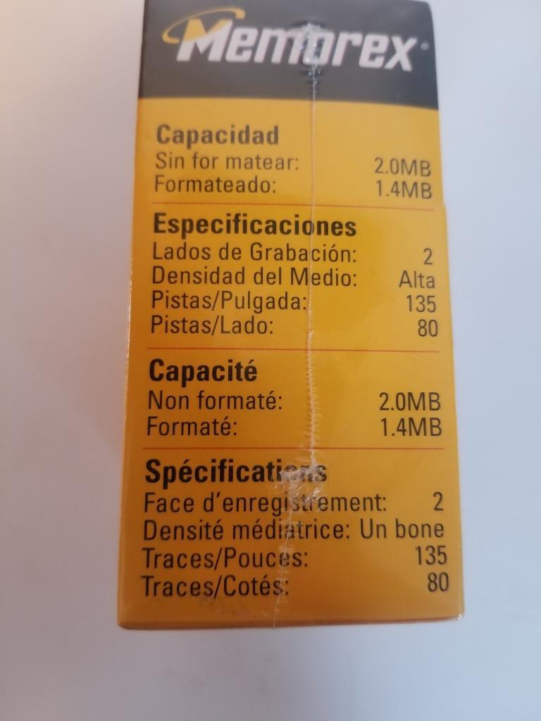 Memorex 3.5" computer diskettes PC formatted pack of 10