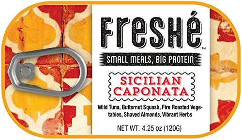 Fresh? Gourmet Canned Tuna Sicilian Caponata, 10 pack of 4.25 oz. tin Freshly -
