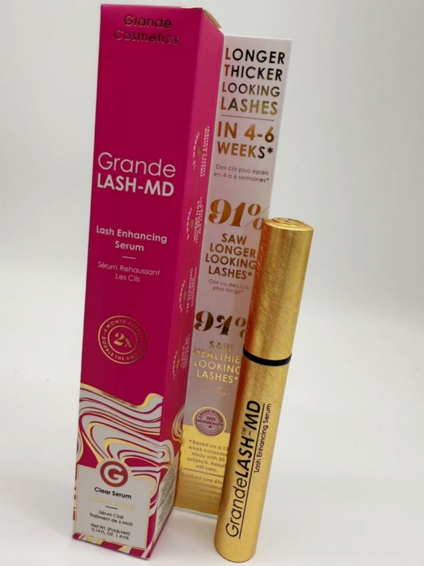 Grande LASH-MD Lash Enhancing Serum 0.14oz / 4ML 6 Month Supply (New with box)