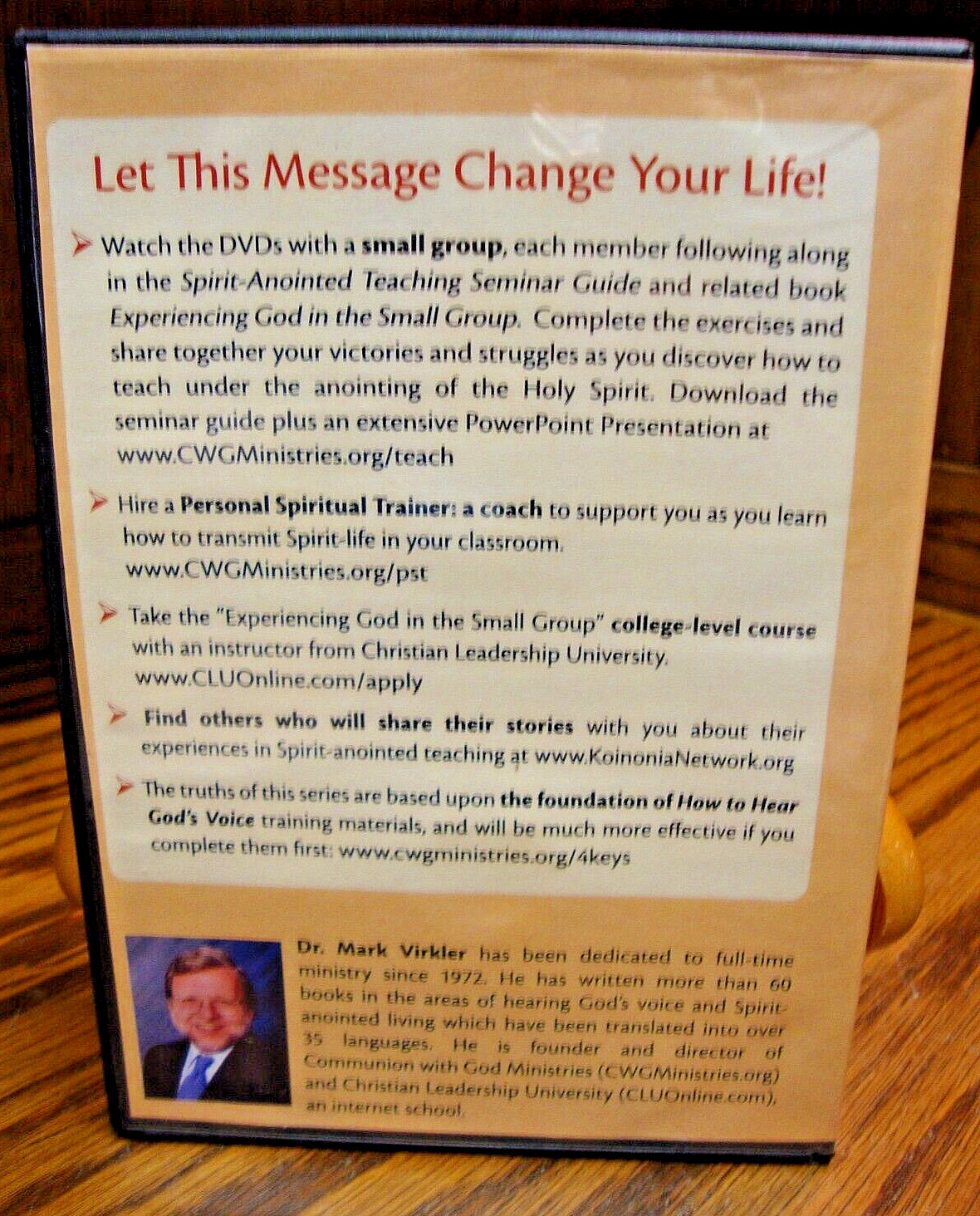Mark Virkler 'Spirit-Anointed Teaching'- Includes 2 CD+ 2 DVD's Educational Z21