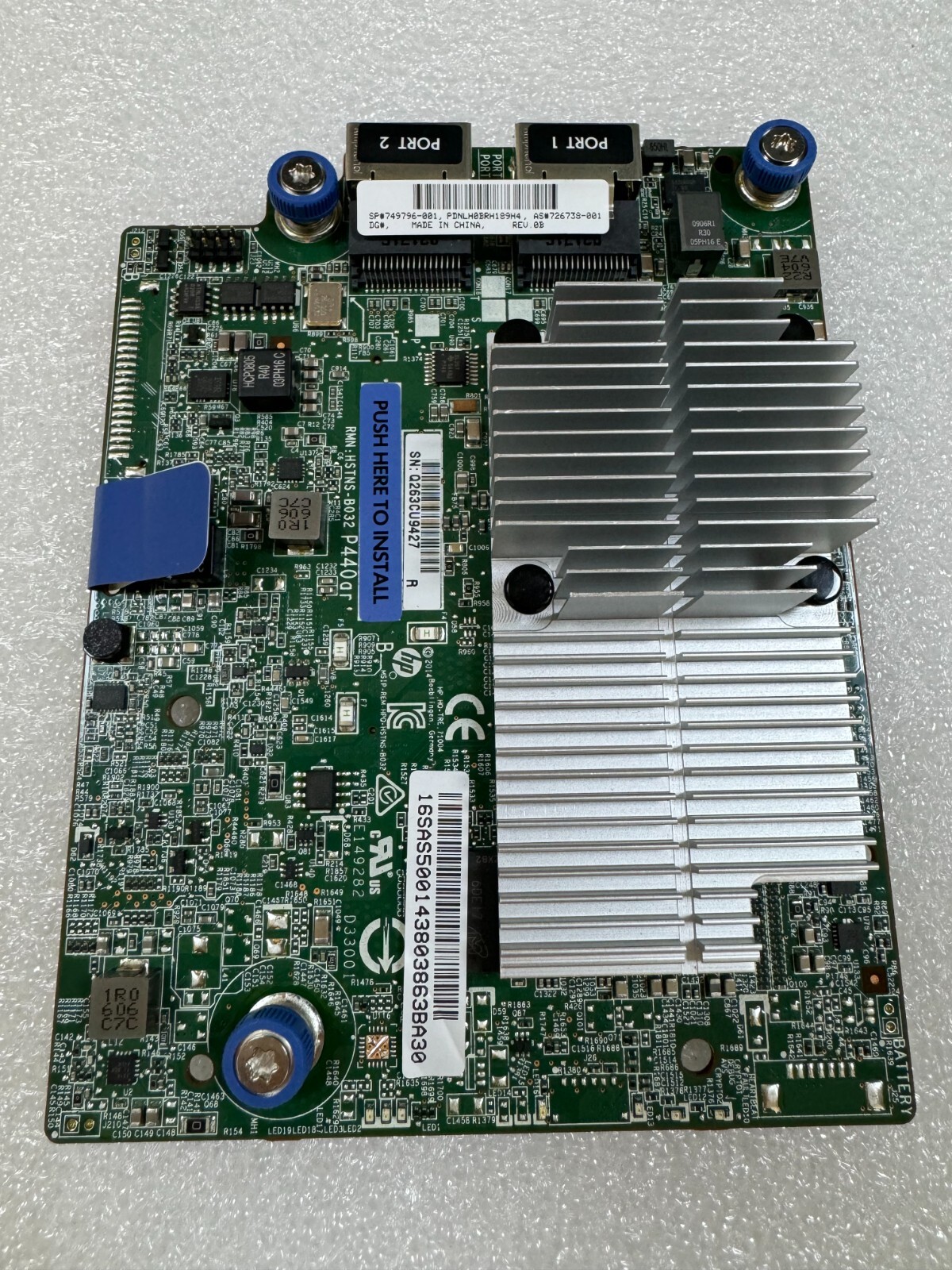 HP Smart Array P440ar 2GB FBWC 12Gb 2-ports SAS 749796-001 726738-001 775413-001