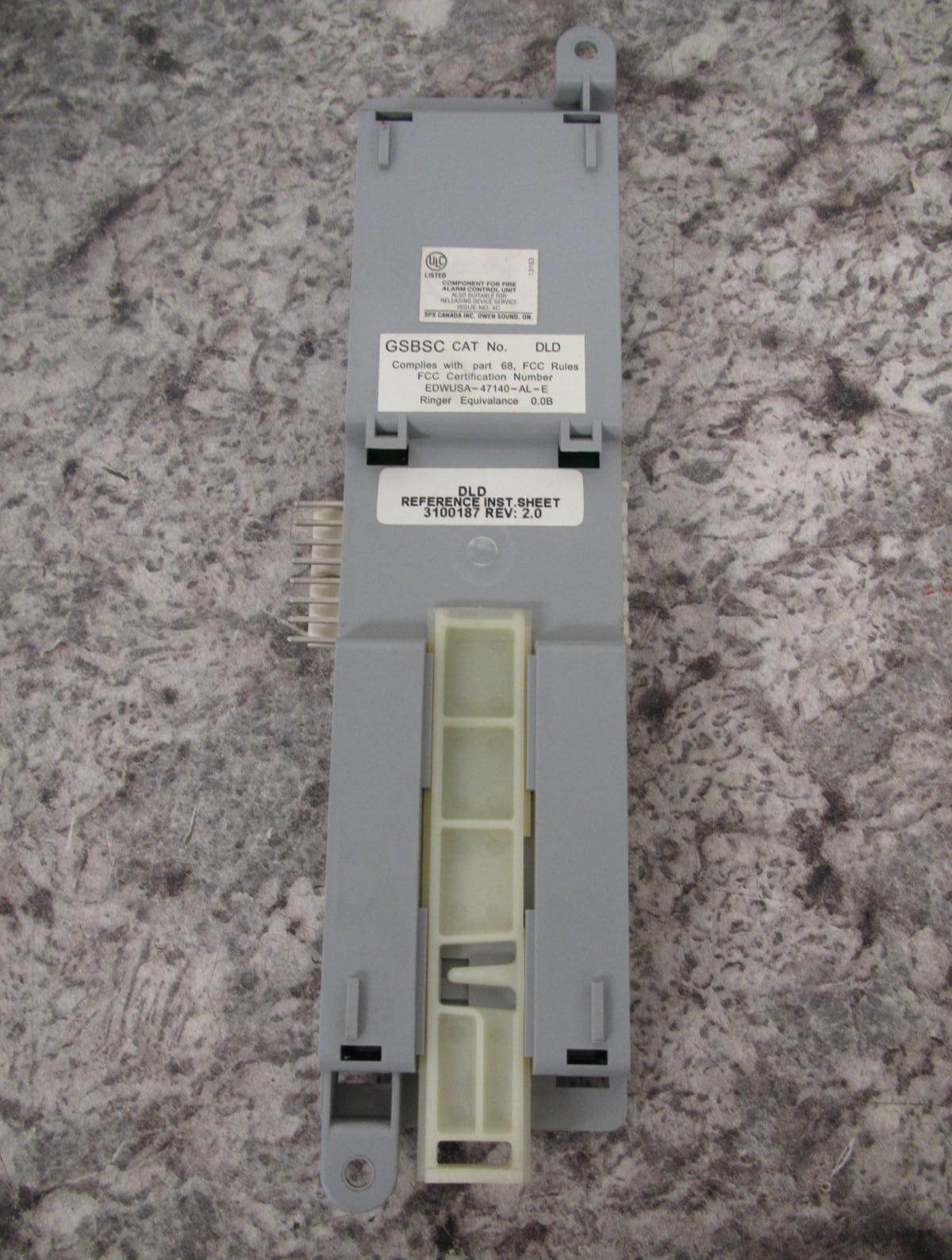 Edwards / EST DLD QuickStart QS1 / QS4 Fire Alarm Control Panel Dual Line Dialer