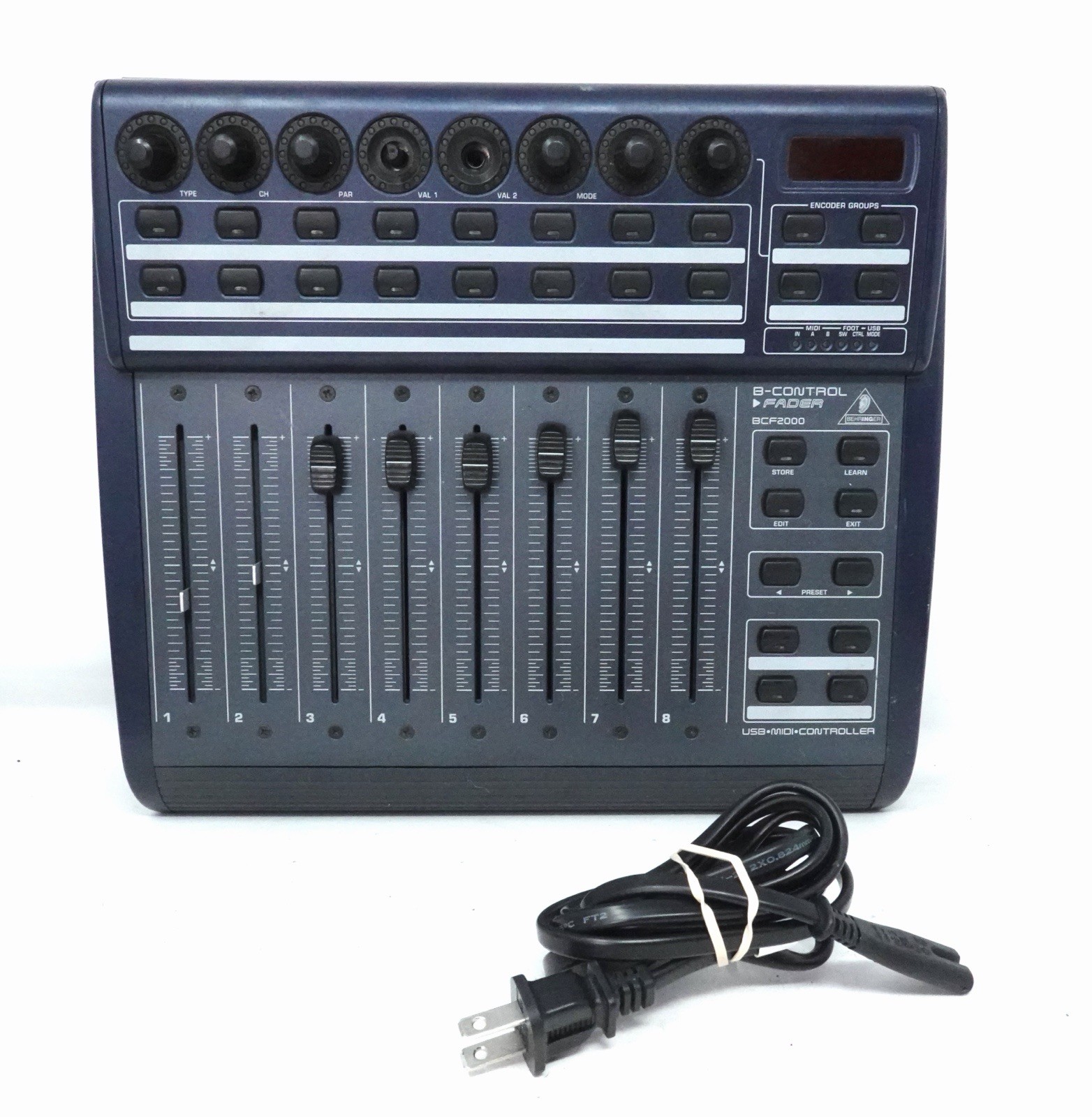 *FOR PARTS* Behringer BControl Fader BCF2000 USB MIDI Controller Motorized Mixer