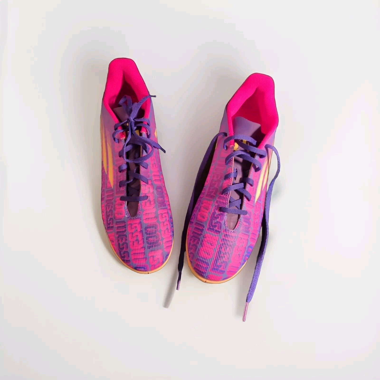Adidas Messi Indoor Soccer Cleats Pink/Purple