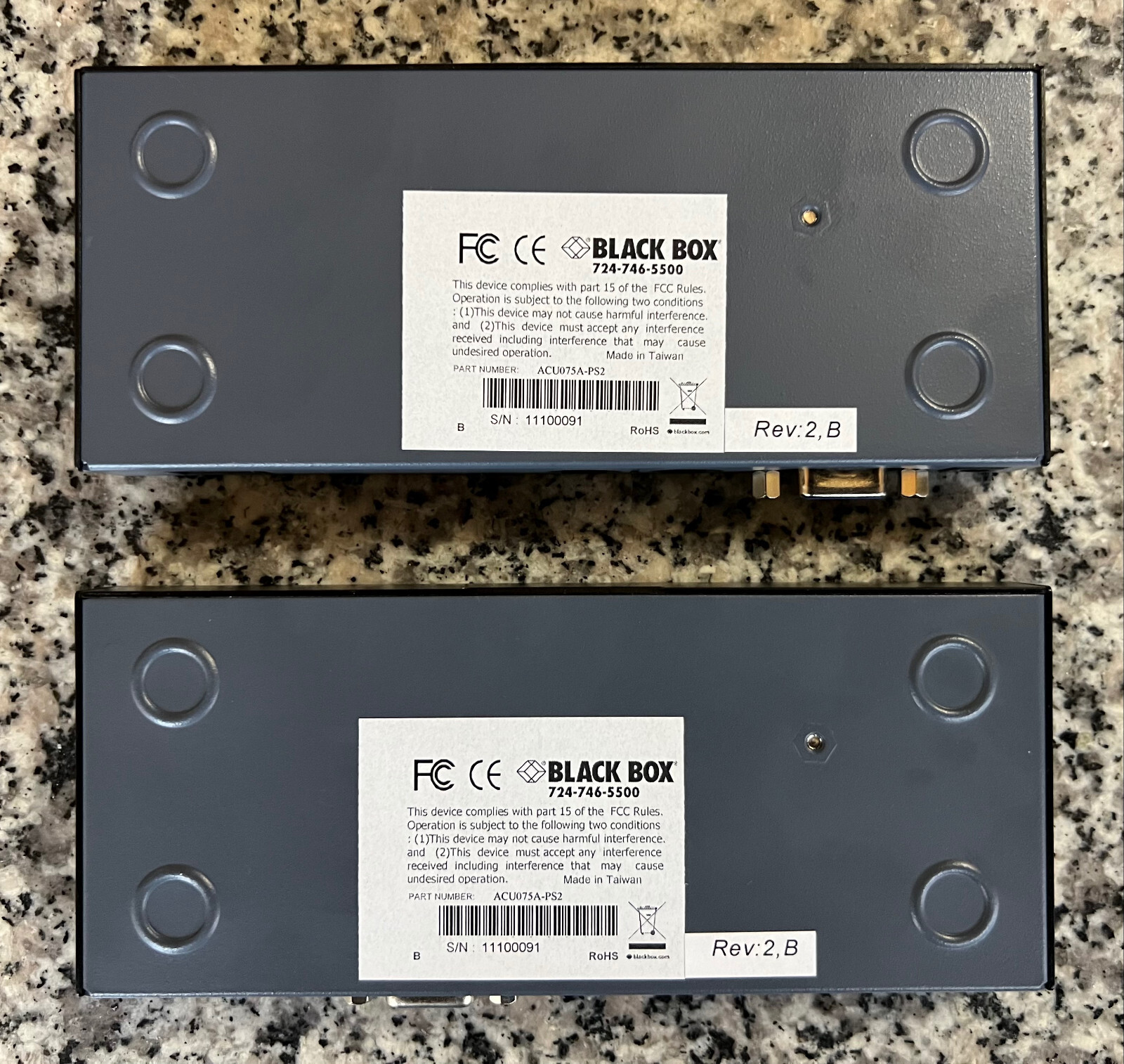 BLACK BOX SERVSWITCH ACU3209A-PS2 SHORT RANGE EXTENDER LOCAL COMPUTER UNIT NEW