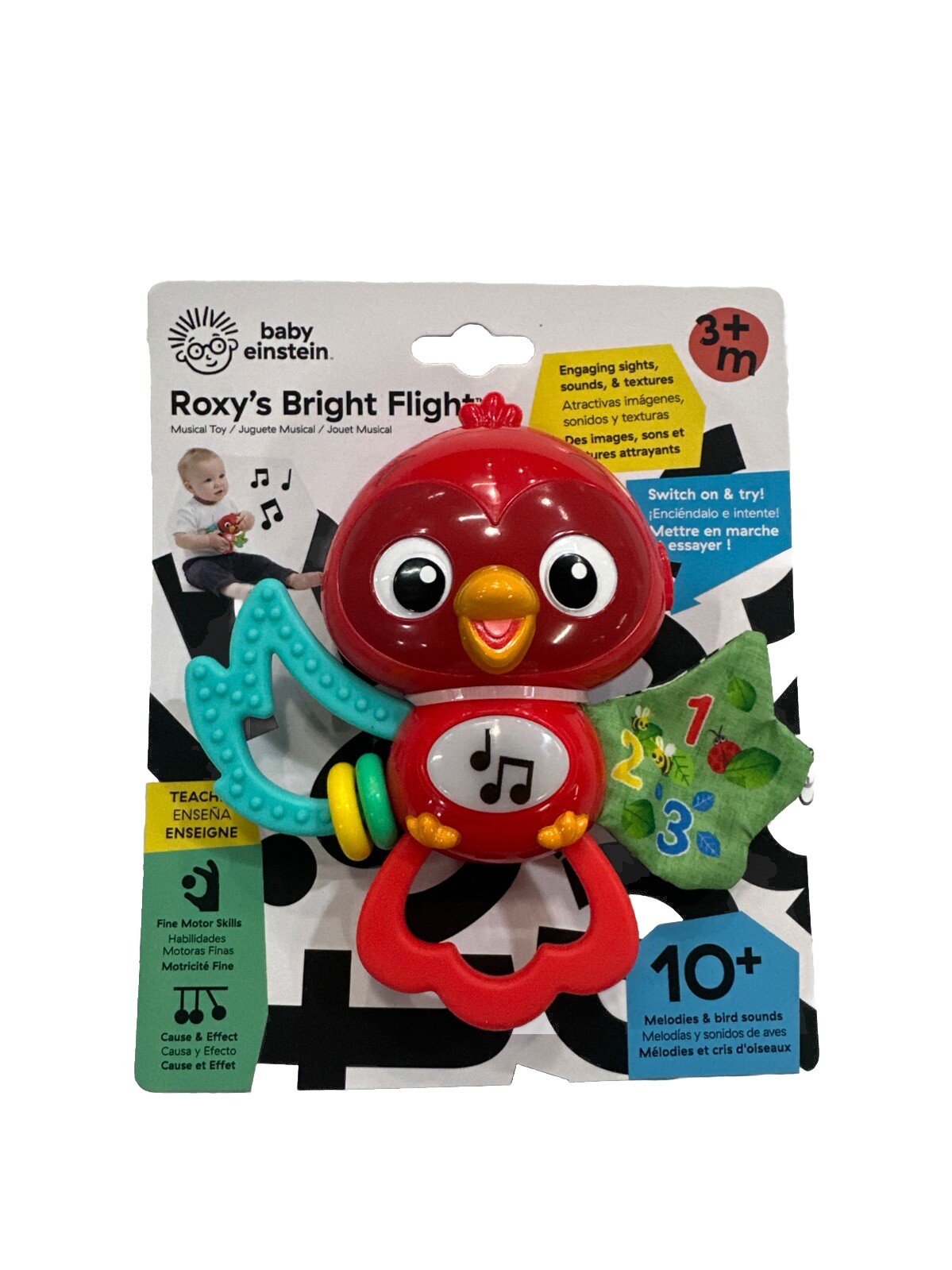 Roxys Bright Flight Musical Toy, Multisensory, Ages 3 Months and Up
