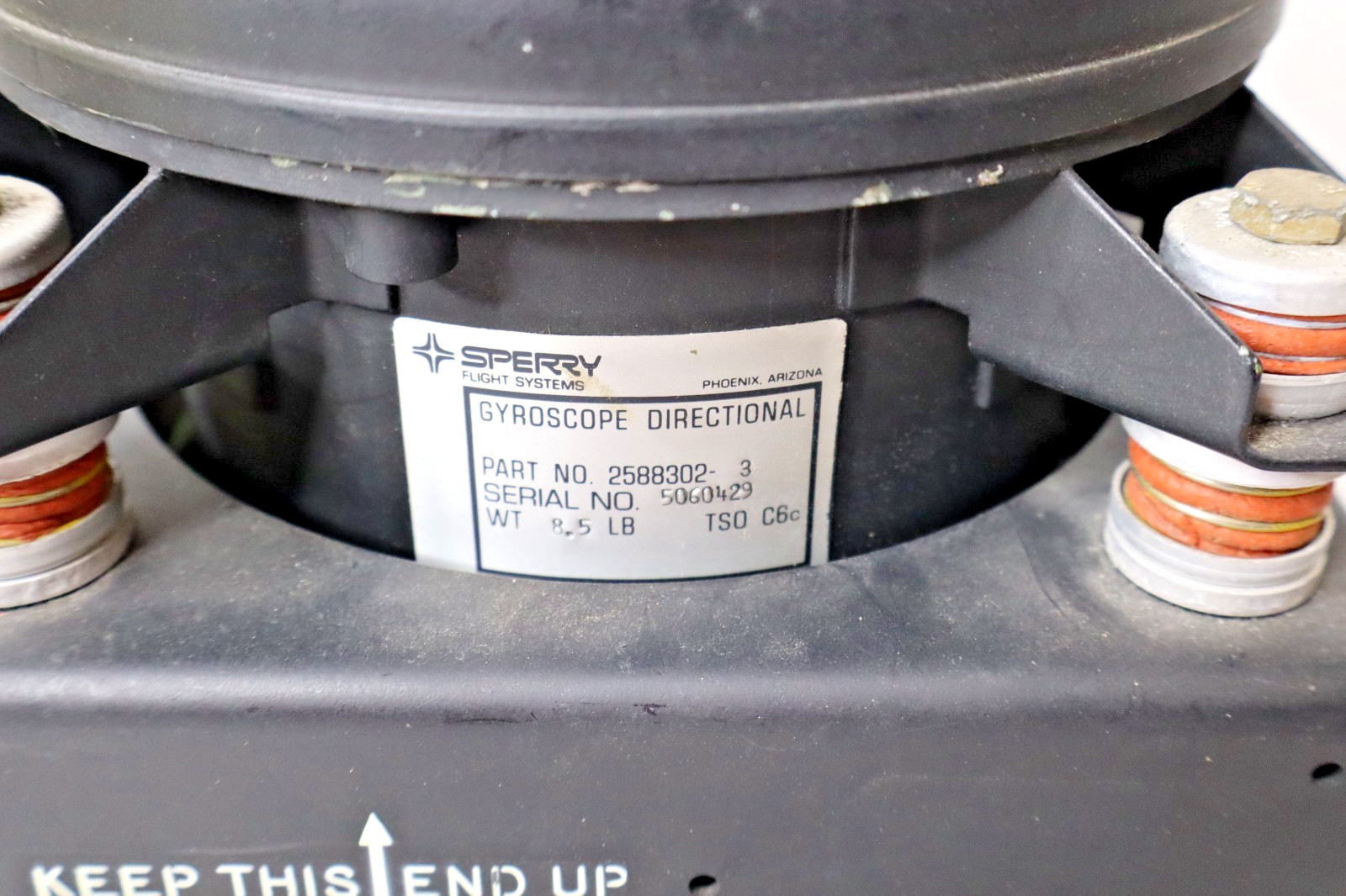 Sperry Flight Systems 2588302-3 Directional Gyroscope (Mods A-E)