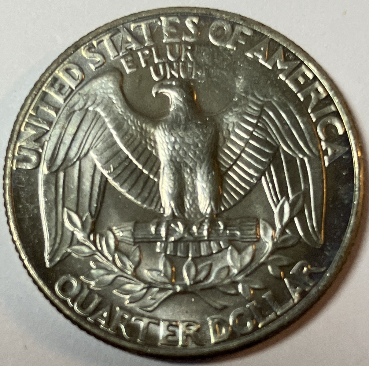 1987 D BU Washington quarter