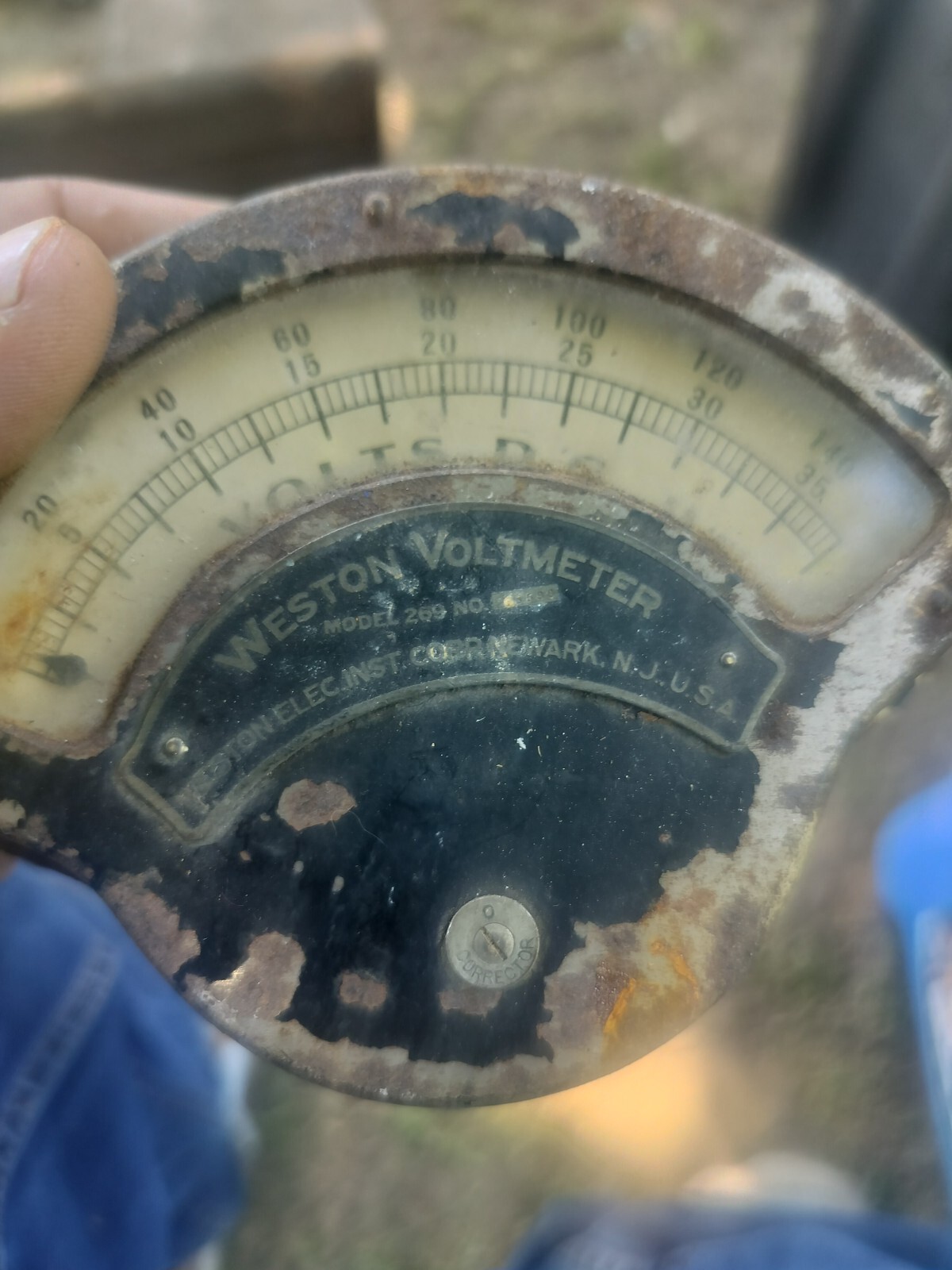 vintage Rare weston voltmeter model 269