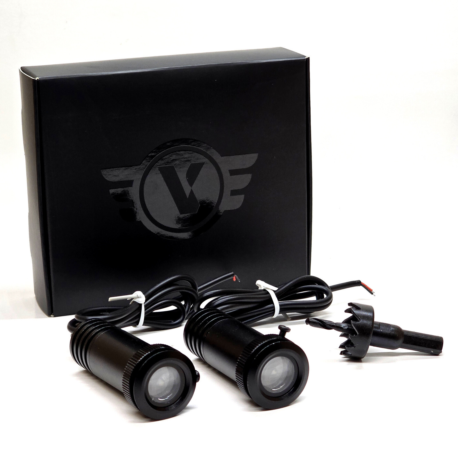 2Pc LED Door Puddle Light Retrofit Kit Ghost Shadow for Supra