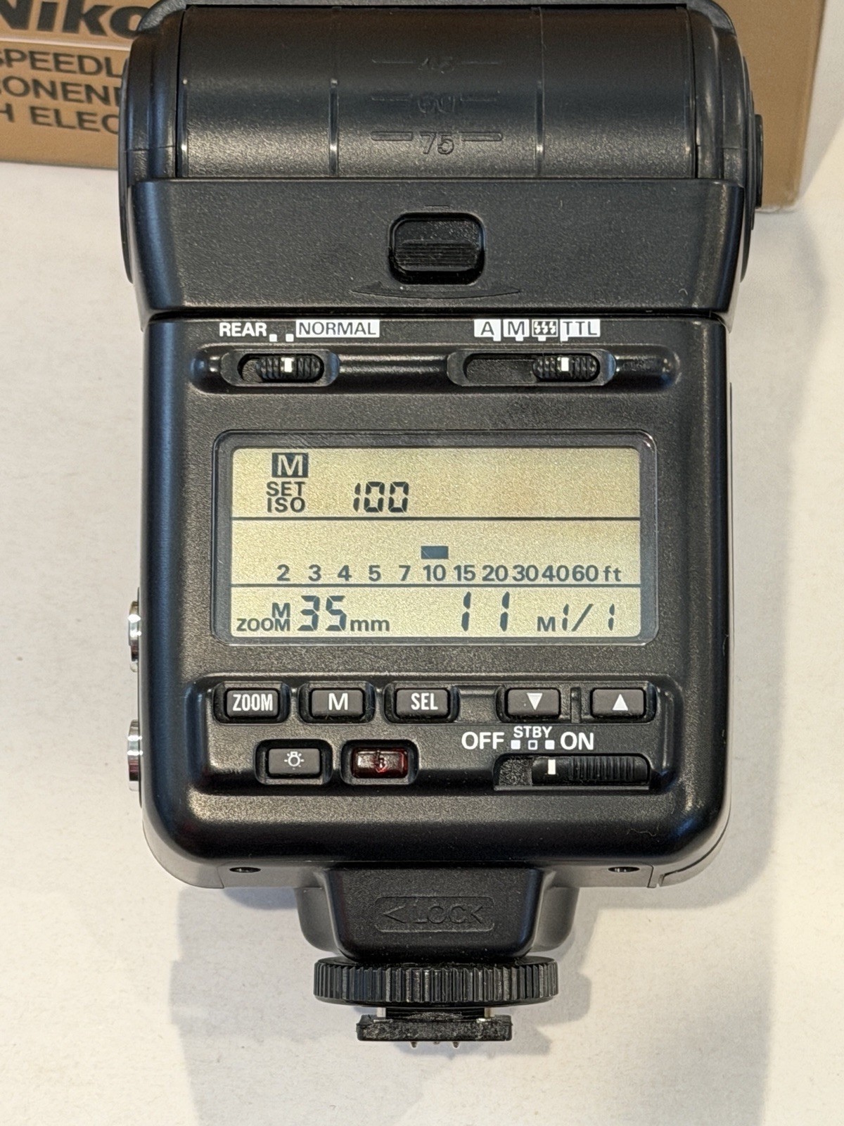 Nikon SB-25 Speedlight Shoe Mount Flash, Case Tested, Works Great