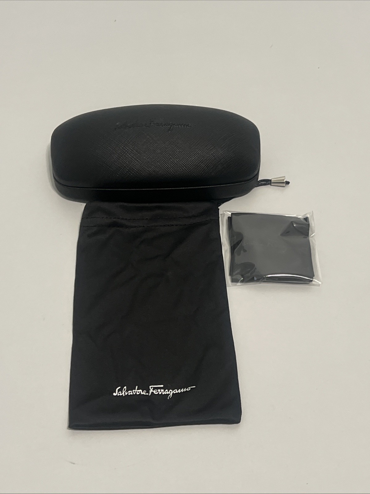Salvatore Ferragamo  Eyeglass Case Only Black Hard Case With  Dust Bag