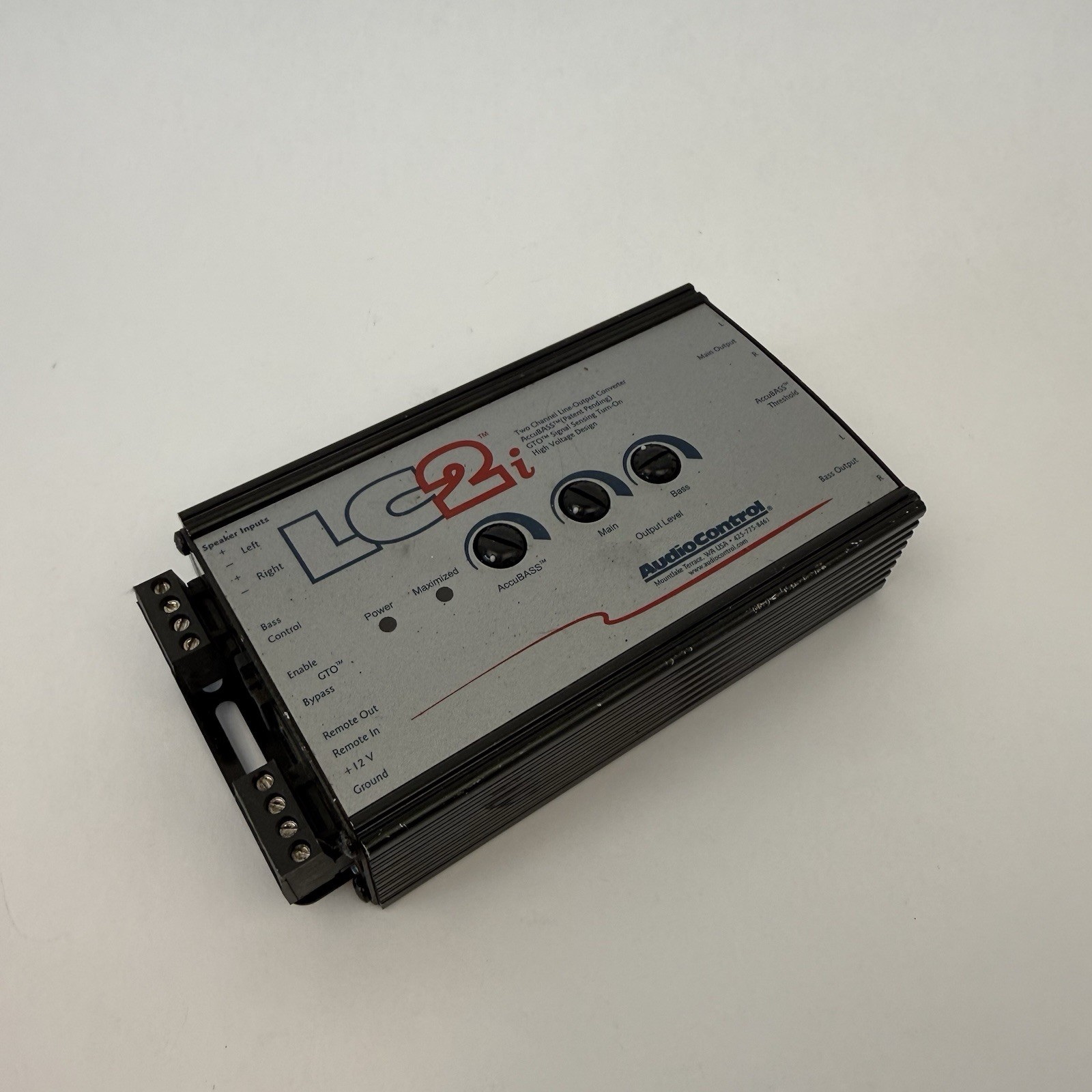 AudioControl LC2i 2-Channel Line Output Converter w/ AccuBASS Car Audio LOC